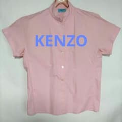 KENZO レディース 半袖 スタンドカラーシャツ ピンク - メルカリ
