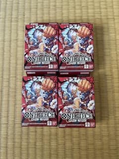 ワンピースカードゲーム スタートデッキ 赤いモンキー・D・ルフィ 4個セットのサムネイル