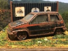 1/57トミカ ホンダシティ  草ヒロ 自作ジオラマ完成品   ケース付のサムネイル