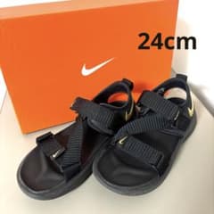 Nike ストラップサンダル 24cm 黒のサムネイル