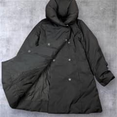 iCB ロングダウンコート ショールカラー 女優襟 Aライン M 9サイズ