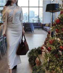 Theodoric.dyセオドリックディ/スカーフドレープワンピース スカーフドレープワンピース | THEODORIC.dy公式通販 | セオドリックディ