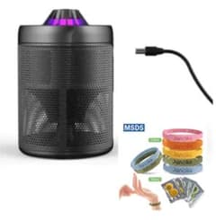 【送料無料】蚊取り器 UV光源吸引捕虫器 薬剤不要 USB給電＋虫除けリングのサムネイル