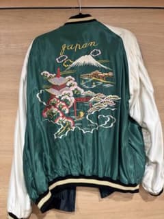 リバーシブル スカジャン 富士山 龍 刺繍のサムネイル