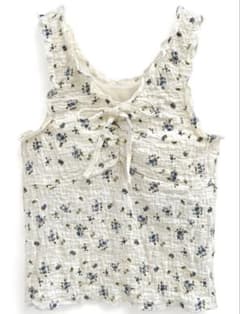 花柄リボン付きタンクトップのサムネイル