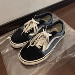 VANS Old Skool スニーカー　24.5cm　ブルーのサムネイル
