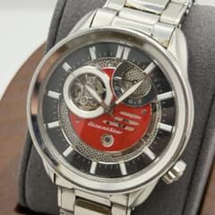 動作未確認 オリエント レトロフューチャー 自動巻 レッド DA01-C0