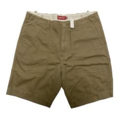 新品超レア物Supreme military short khaki 正規品 - メルカリ