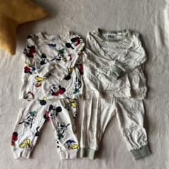 H&M☆プーさん&ディズニー　パジャマセット☆62cmのサムネイル