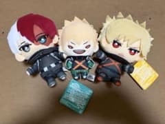 僕のヒーローアカデミア ぬいぐるみマスコット 3体セットのサムネイル