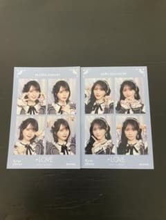 =LOVE 4カットフォト 佐々木舞香 野口衣織 まとめ売り　レコ大衣装のサムネイル