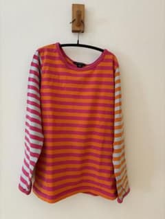 marimekko ボーダー長袖122/7T（7歳サイズ）のサムネイル