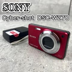 ジャンクSONY Cyber-shot DSC-W270 デジカメ レッド - メルカリ