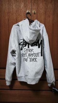 Hoodie stussy grey size Mのサムネイル