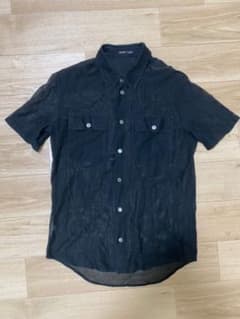 ヘルムートラング  Helmut Lang  半袖シャツ メッシュ ブラックのサムネイル