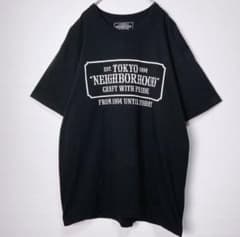 ネイバーフッド ビッグプリント XL ブラック メンズTシャツのサムネイル