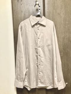 【美品】MIRROR MIRROR長袖光沢グレーシャツ Lサイズのサムネイル