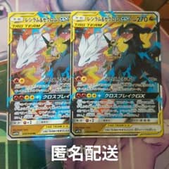 レシラム＆ゼクロムGX RR SM11b 036/049 引退品 タッグチーム - メルカリ