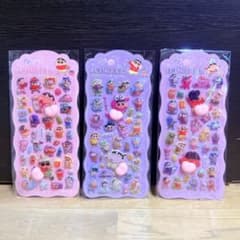 ラスト！クレヨンしんちゃん　おしりシール　ぷっくりシール　立体シール　②のサムネイル