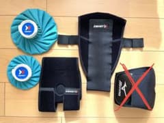 ザムスト ジュニア用 アイシング サポーター 肩 肘(アイスバッグ2個)のサムネイル