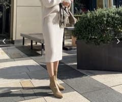 神戸レタス　岡部あゆみ　コラボ　ニットスカートのサムネイル