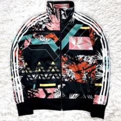 adidas ファイヤーバード 花柄 ボタニカル ジャージ トラック