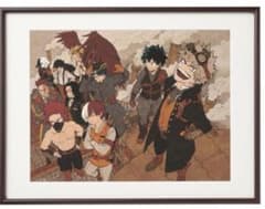 【新品未使用】ヒロアカ 僕のヒーローアカデミア 高級複製原画 版画 第6回