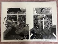 ヘルシング複製原稿D　平野耕太大博覧会　原画展 アーカード&アンデルセン 平野耕太☆大博覧會 HELLSING 複製原稿 | 特集から探す,平野耕太☆大