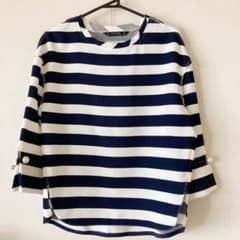 ZARA ボーダーカットソーのサムネイル