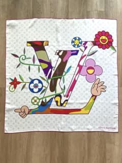 新品本物] ルイヴィトン 村上隆 LV × TM カレ90・スーパーフラット 