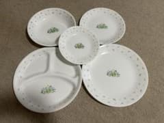 コレール 平皿 約18.5cm 10枚セット ハーブカントリー CORELLE コレール プレート 5枚セット 花柄 ハーブカントリー - メルカリ