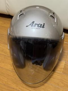 Arai SZ-F ジェットヘルメット シルバー - メルカリ