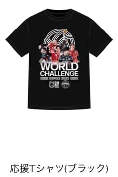 ワールドチャレンジシリーズ　バレーTシャツXS　応援クラップ ワールドチャレンジシリーズ バレーTシャツXS 応援クラップ - メルカリ
