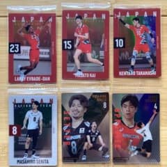 バレーボール男子カード・グッズまとめ売りのサムネイル