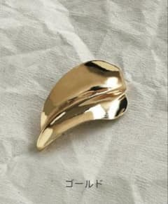 GOLDY リーフ ゴールド バレッタ・ヘアクリップのサムネイル