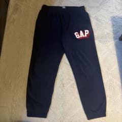 GAP ネイビー スウェットパンツ ロゴ入り サイズMのサムネイル