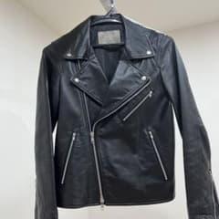 UNITED ARROWS LTD. ダブルライダースジャケット 36 黒のサムネイル