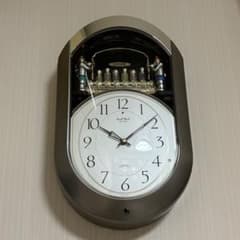 リズム スモールワールド からくり時計 掛け時計 ロボット FM音源メロディ リズム スモールワールド からくり時計 掛け時計 ロボット FM音源