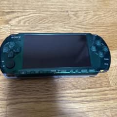 【ジャンク】SONY PSP グリーン 本体 ACアダプター付きのサムネイル