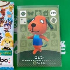 ロビン amiibo どうぶつの森 アミーボ カード Switch 3DSのサムネイル