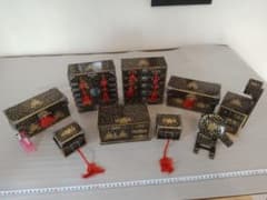 ミニチュア 雛道具 箪笥 鏡台 小物入れ セット ミニチュア 雛道具 箪笥 鏡台 小物入れ セット - メルカリ