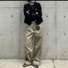 Dickies×ok.soon ワイドチノ ベージュ　oksoon チノパン　S ok.soon × dickies ワイドチノ オクスン ベージュ M - メルカリ