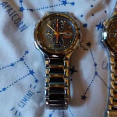 SEIKO クロノグラフ 1/100秒計測 メンズ腕時計7t59のサムネイル