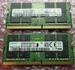 Ｋ*２様 Samsung DDR4 32GB 2666Vメモリ2枚セット計64G K*2様 Samsung DDR4 32GB 2666Vメモリ2枚セット計64G - メルカリ