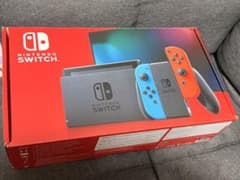 Nintendo Switch ネオンブルー ハードケースと128GBメモリ付！ - メルカリ