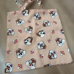 캔두 cando 칩과 데일 디즈니 토트 백 총 무늬