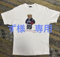 ポロベア ラルフローレン　90s Tシャツ ホワイト　バスケのサムネイル