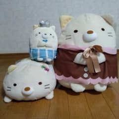 스미코구라시 봉제인형 3점 세트 고양이