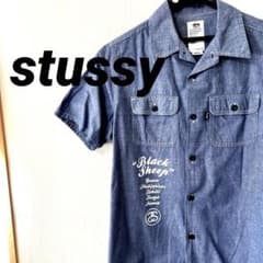 stussyシャンブレーシャツ 半袖Sサイズ - メルカリ