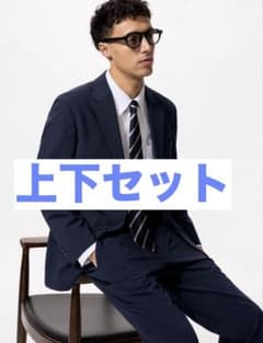 UNIQLO 感動ジャケット 感動パンツ ネイビー セットアップ - メルカリ